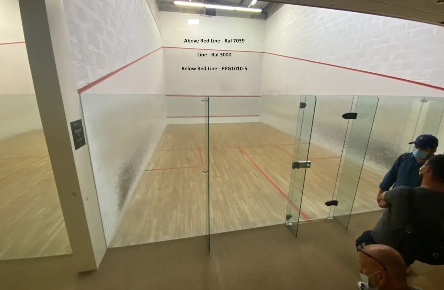 Squash Court Painting